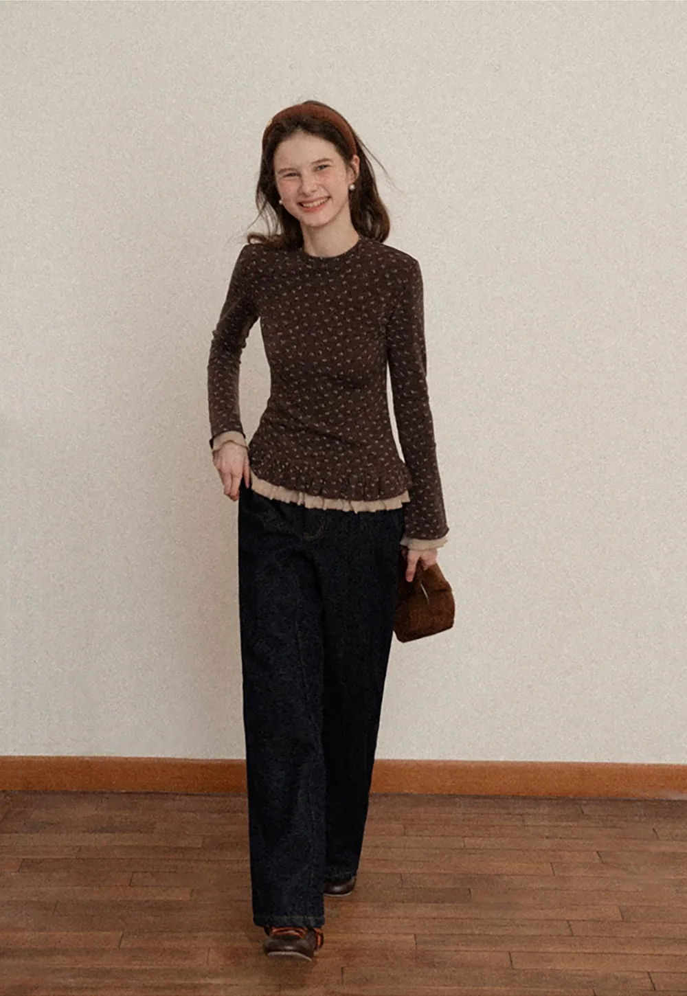 Women’s Floral Long Sleeve Top