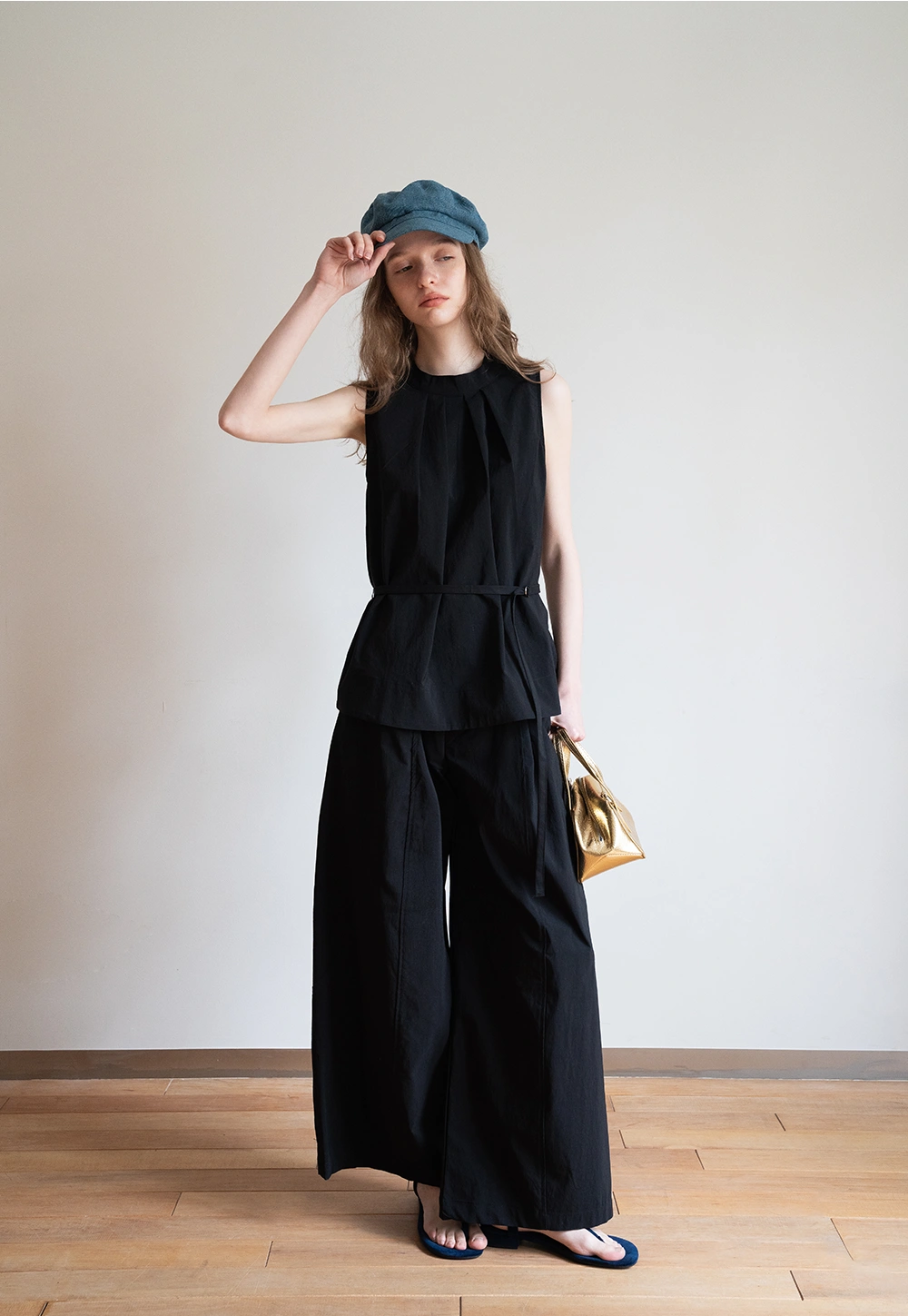 Women’s 2 Piece Sleeveless Top and Wide Leg Pants Set