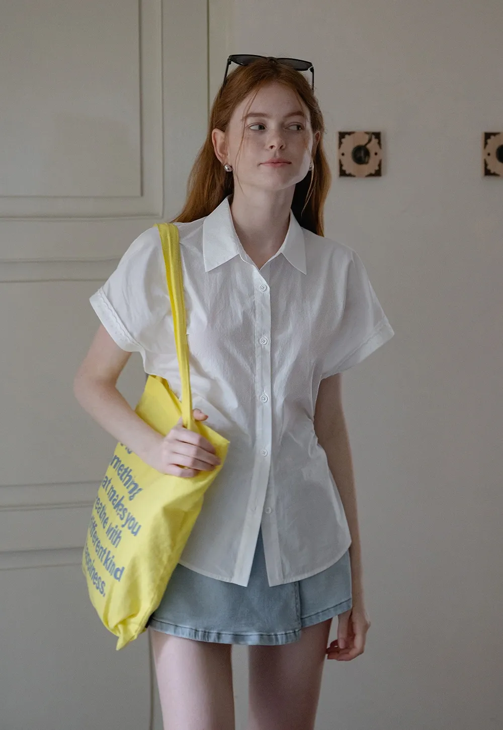 Women’s Short Sleeve Button Down Shirt