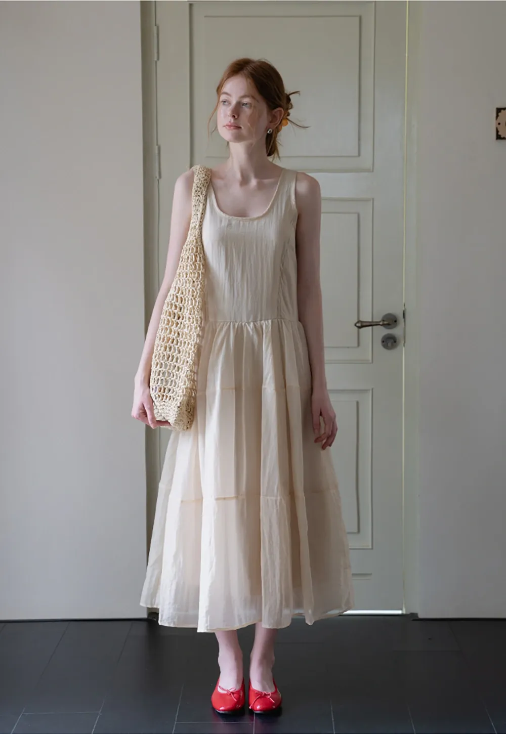 Women’s Sleeveless Tiered Maxi Dress