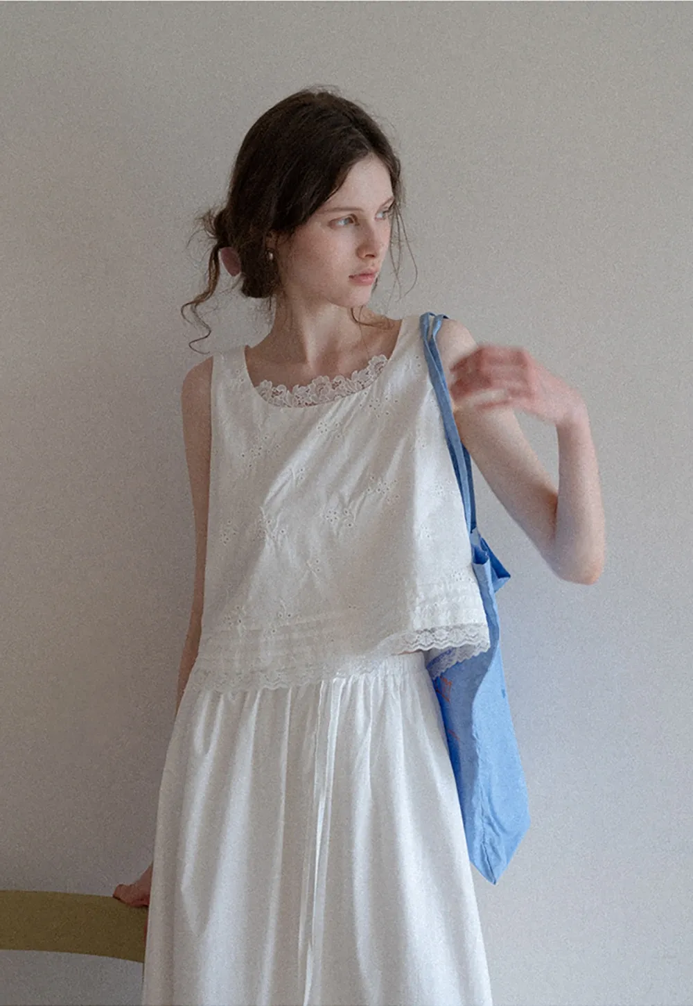 Women’s Eyelet Embroidered Tank Top