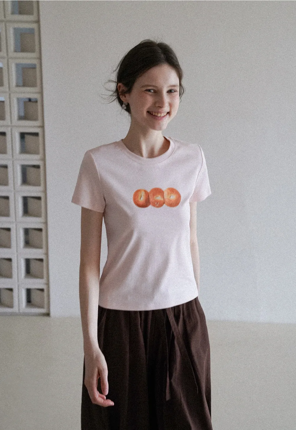 Women’s Cute Bread Print Graphic T-Shirts