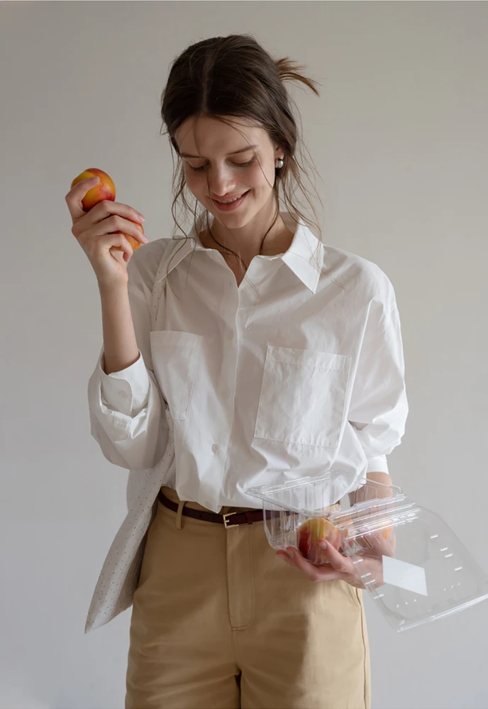 Boxy Two-Pocket Shirt