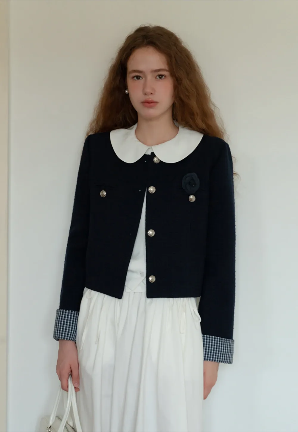 Elegant Boucle Short Jacket for Women