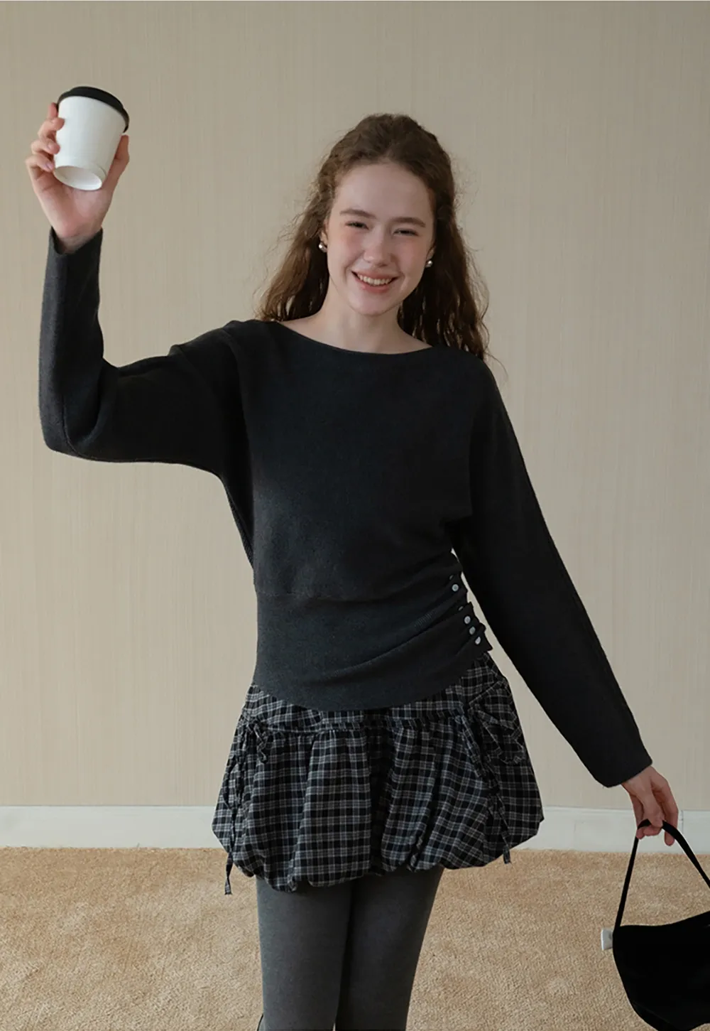 Women’s Boat Neck Knitted Sweater