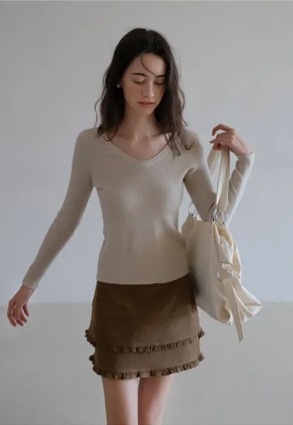 Basic Crew Neck Knit Sweater