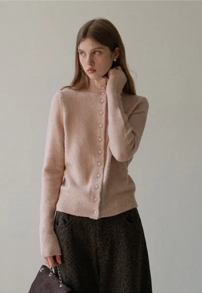 Vintage Style Button Knit Cardigan