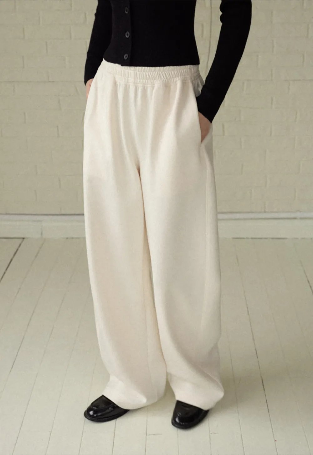Soft Cotton Wide-Leg Lounge Pants