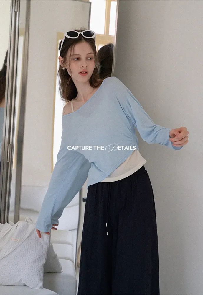 Drawstring Wide-Leg Pants