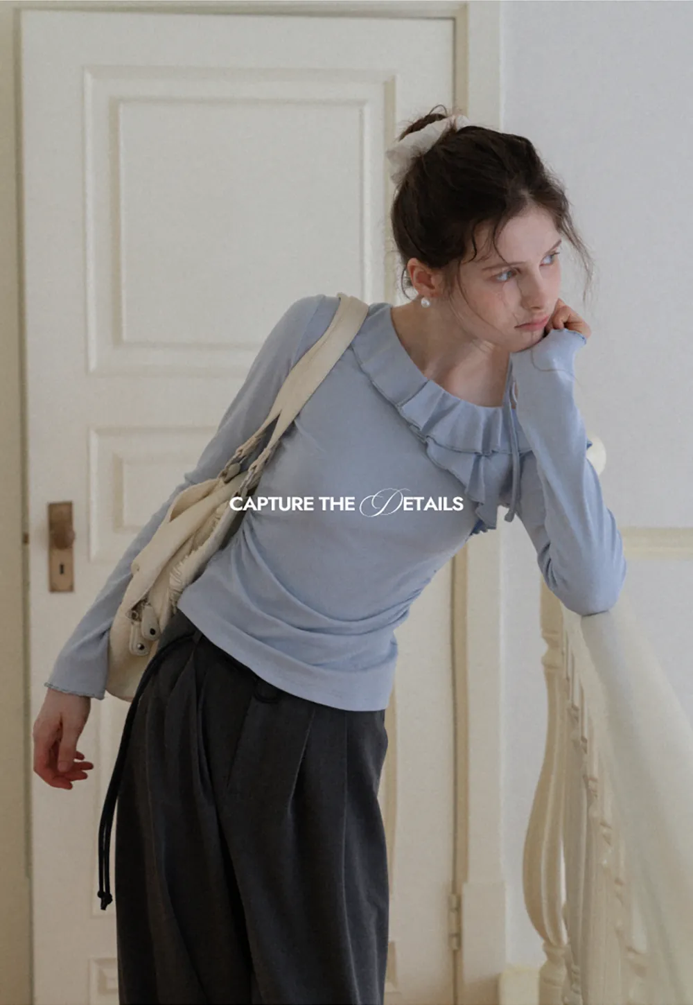 トップス Asymmetry Ruffle One-shoulder Tops Women's Asymmetrical Ruffle One Shoulder Top with Tie – EGGKA