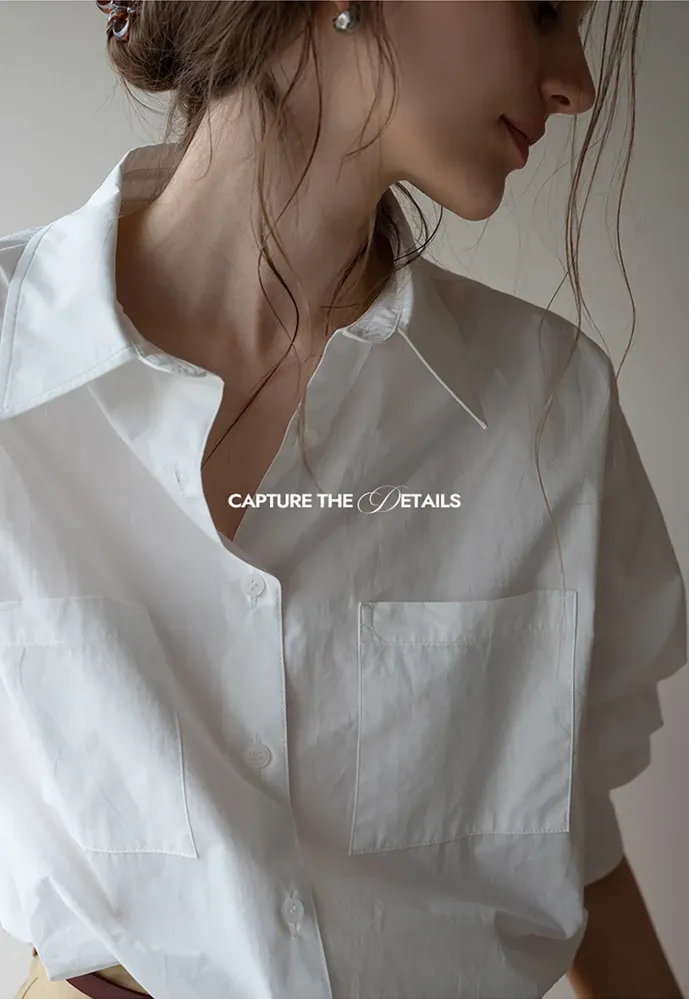 Boxy Two-Pocket Shirt