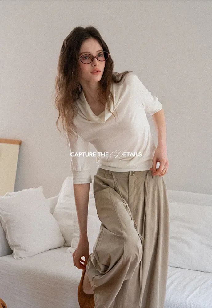 Tie-Waist Pleated Wide-Leg Pants