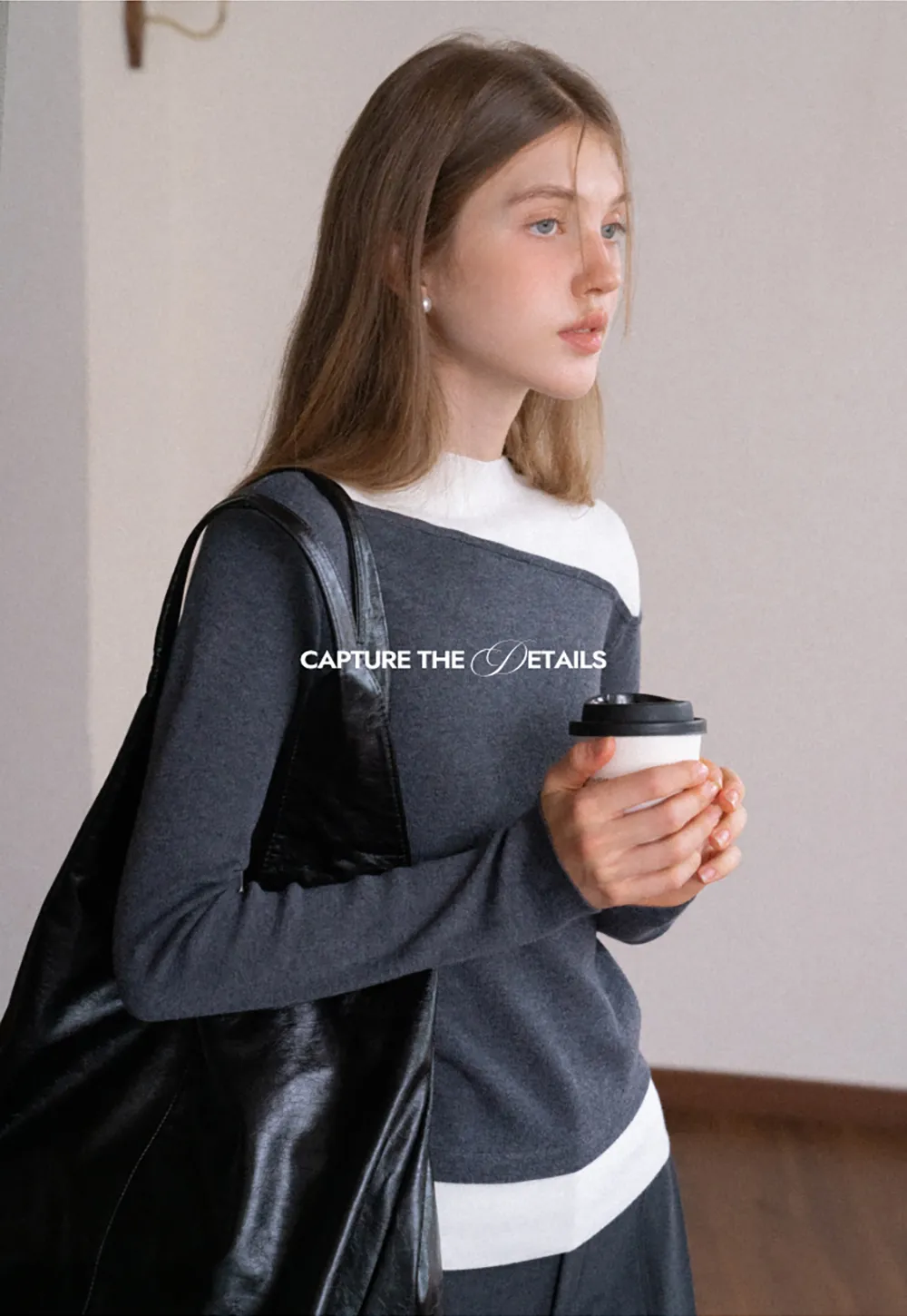 Contrast Panel Knit Top