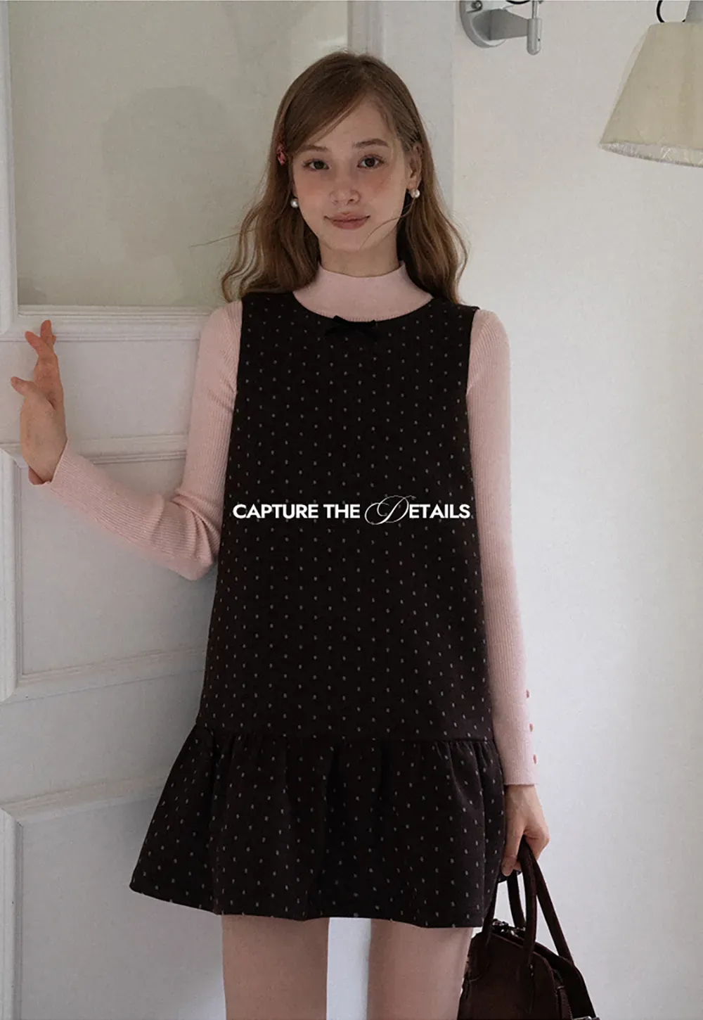 Polka Dot Sleeveless Mini Dress