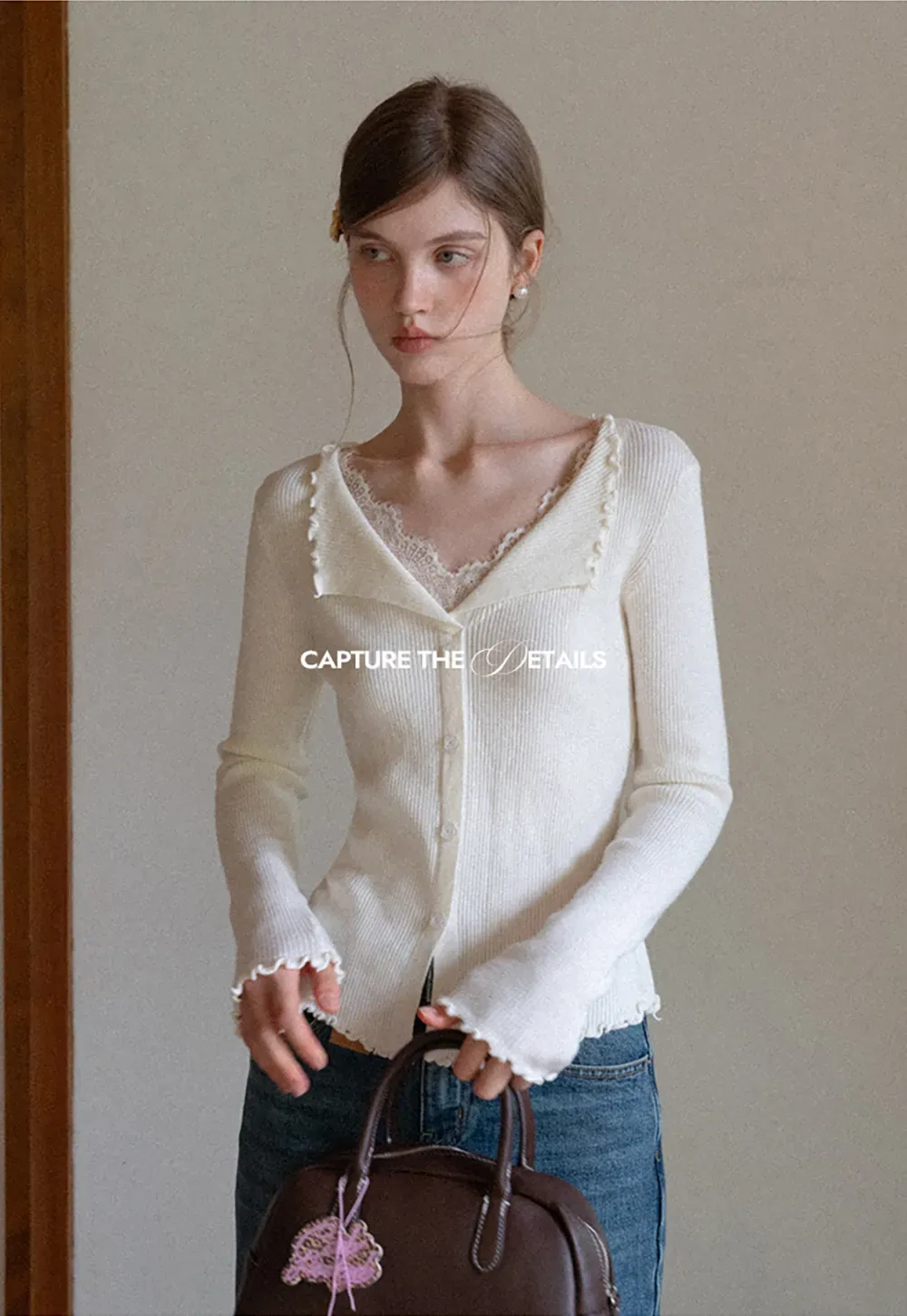 Vintage Wash Wide-Leg Jeans