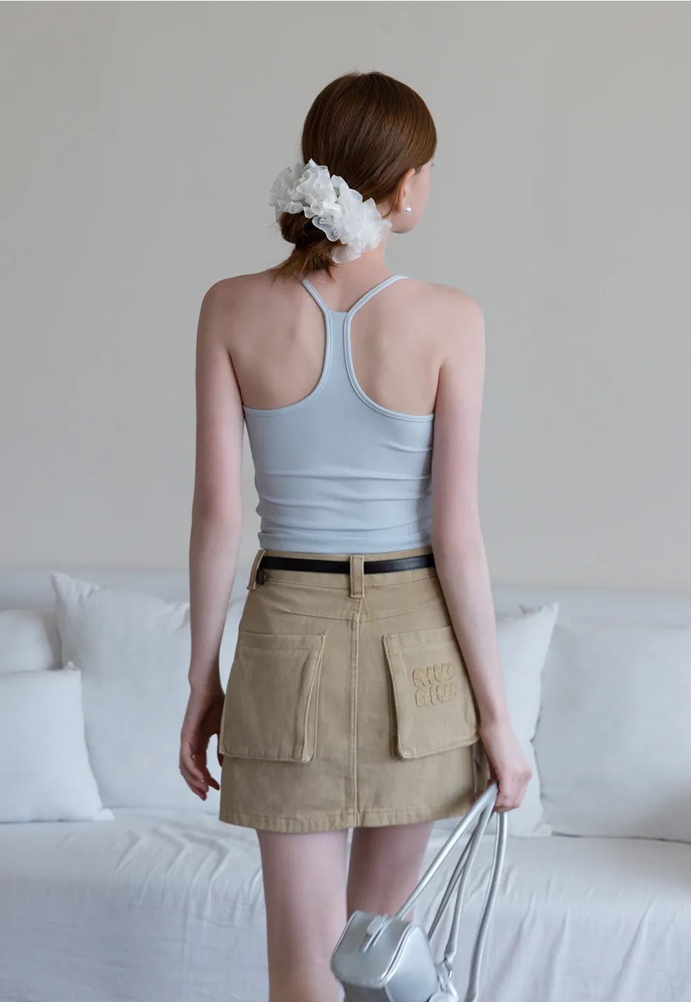Racerback Crop Tank Top