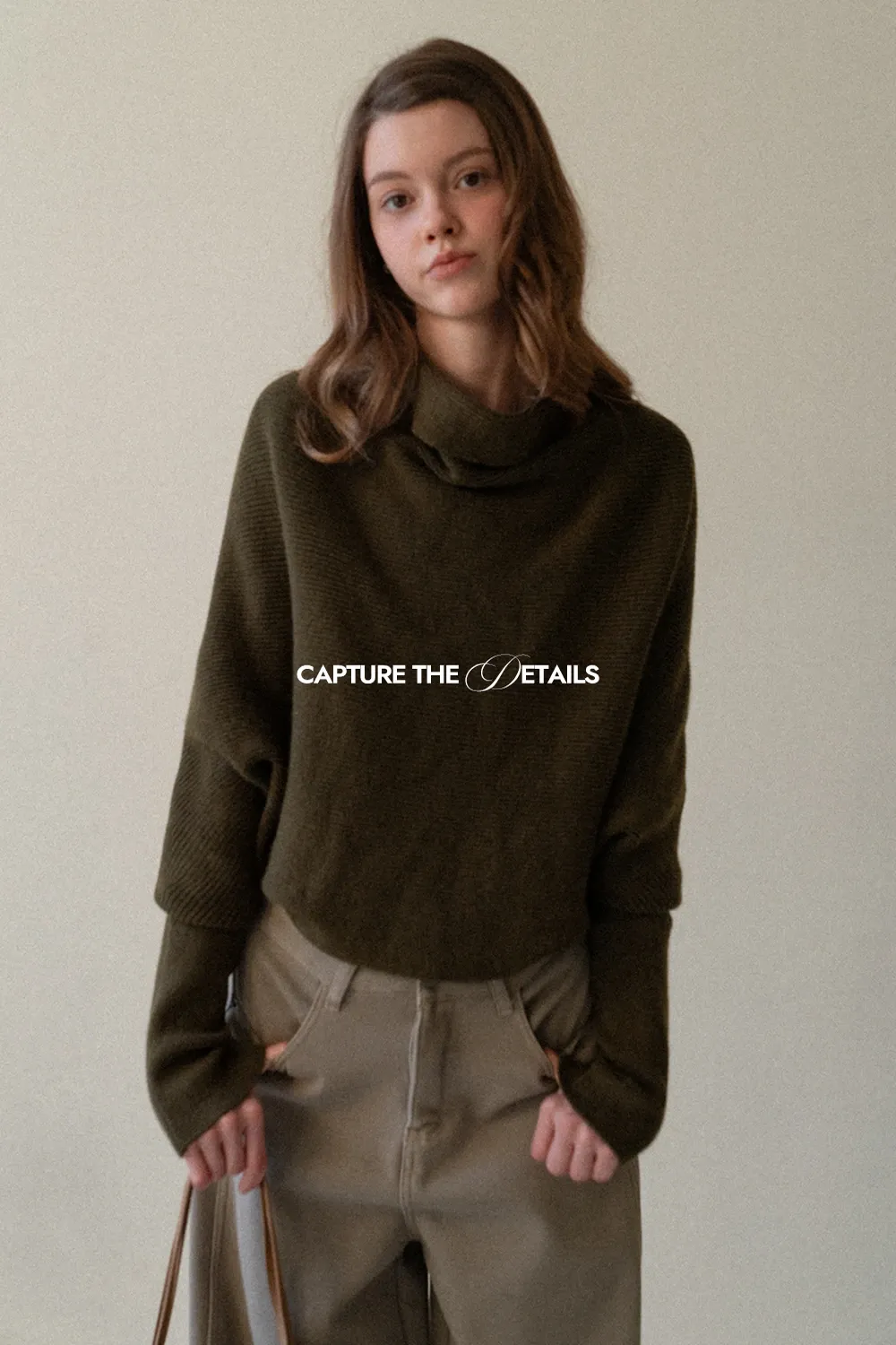 Loose Fleece-Lined Jeans with Tassel Belt