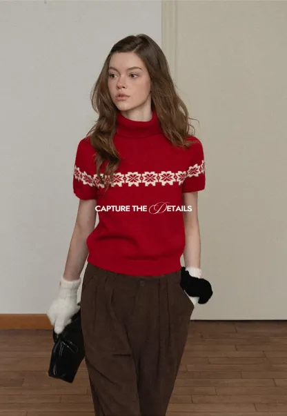 Pleated Wide-Leg Corduroy Pants