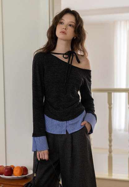 ★人気★【PGR X MFM333.】★3 LAYERED LONG SLEEVE - IVOR.Y★ Project GR 3 Layered Long-Sleeve - Ivory