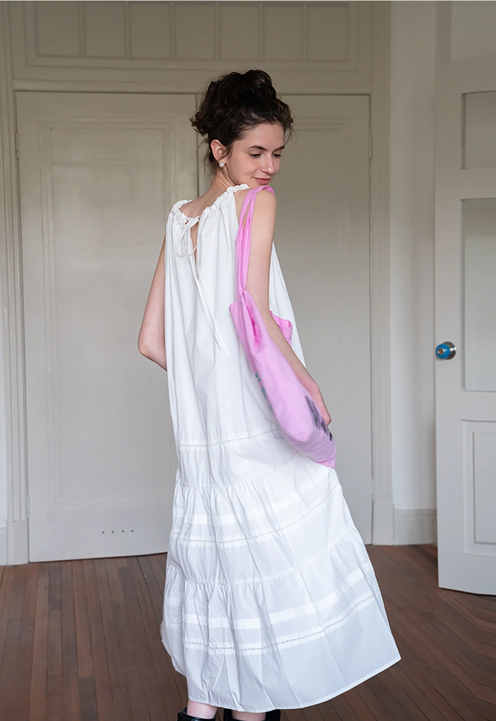 Ruffle Hem Maxi Dress