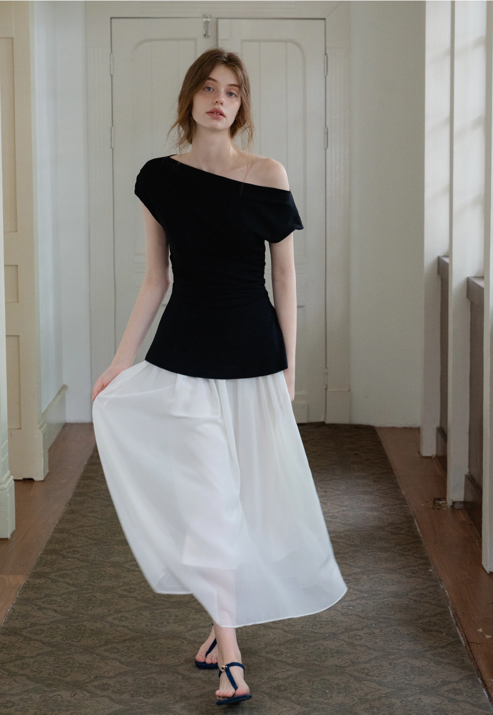Women's Off The Shoulder Midi Dress