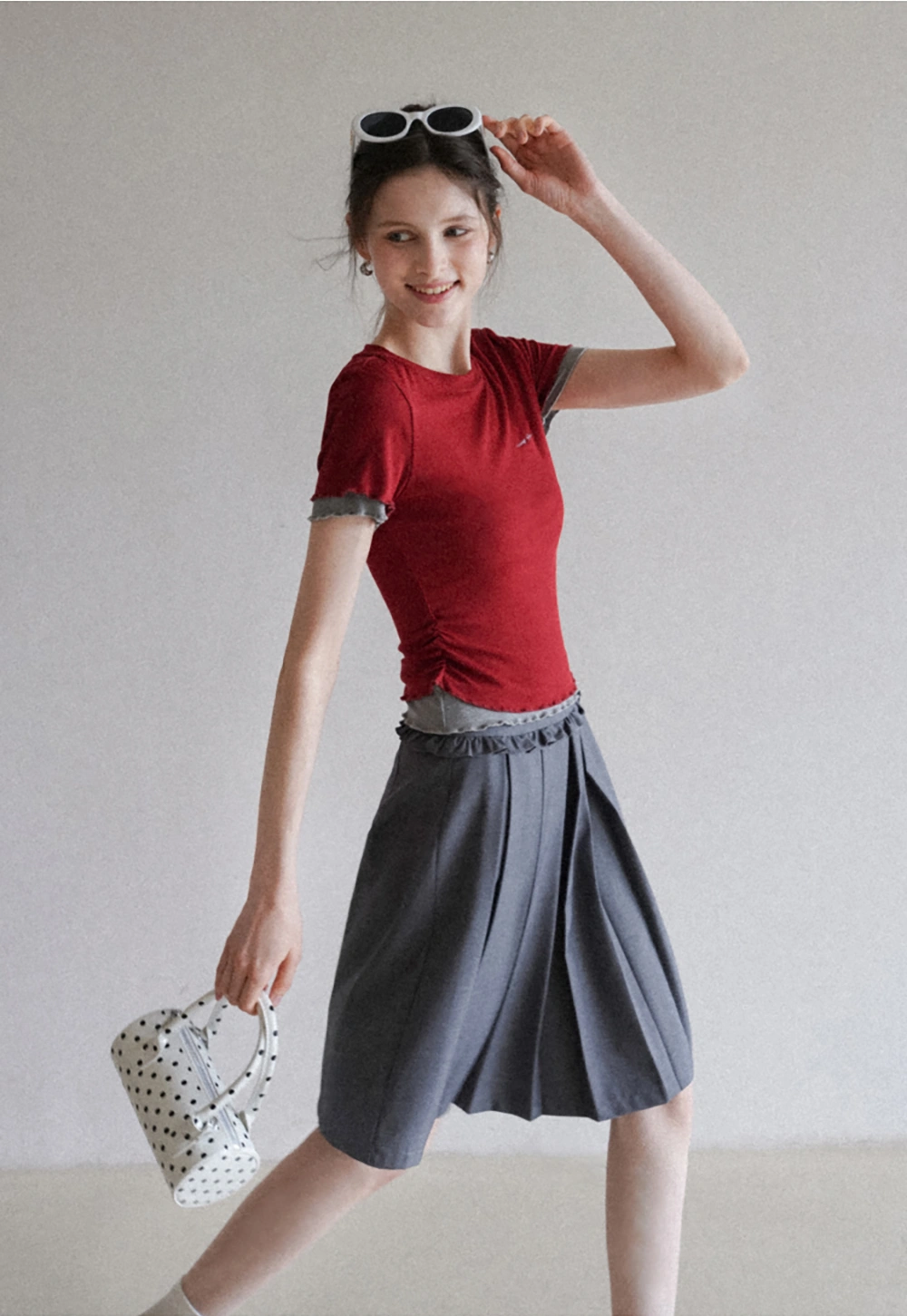 Women's Layered Look Short Sleeve T-Shirt