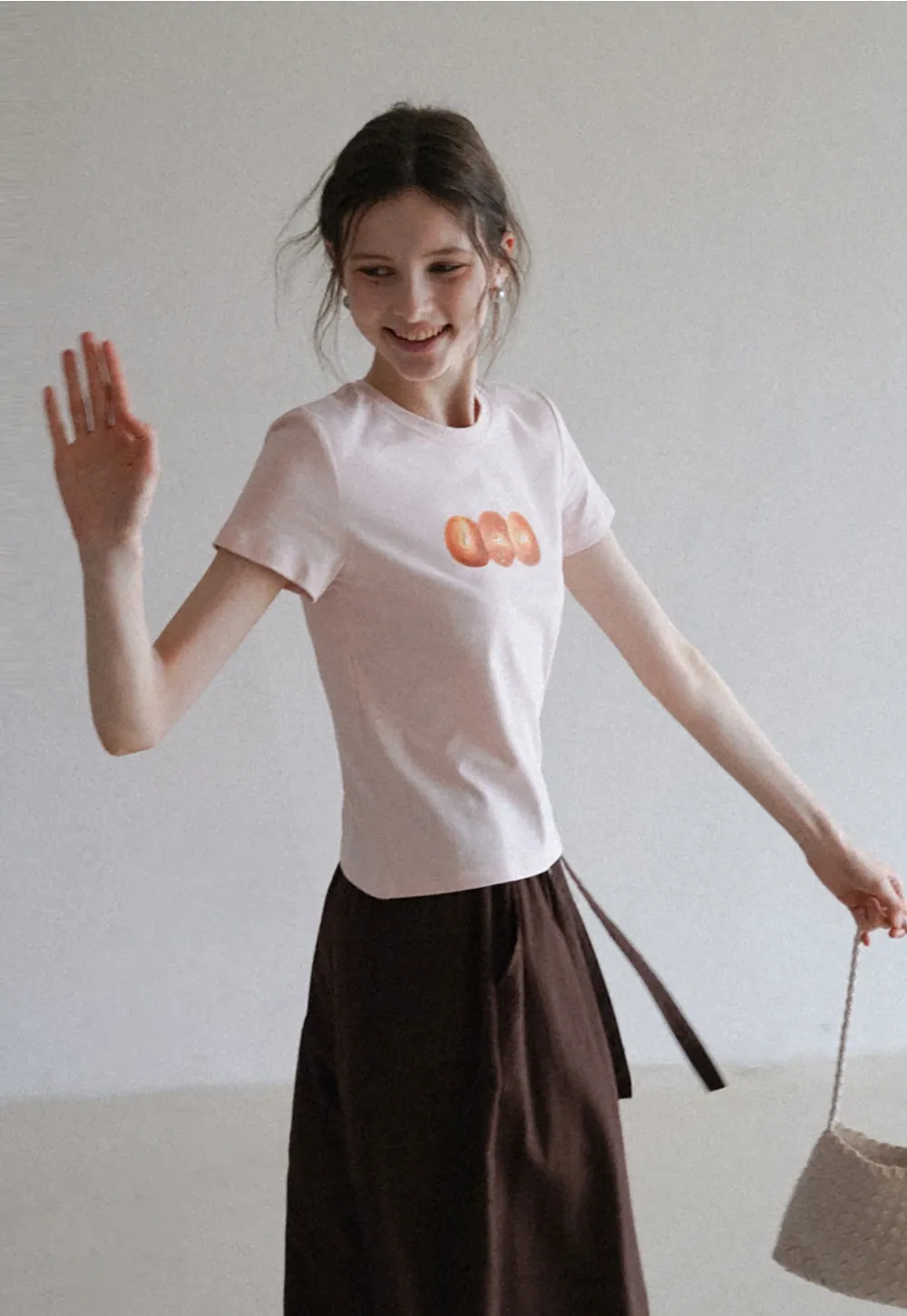 Women’s Cute Bread Print Graphic T-Shirts