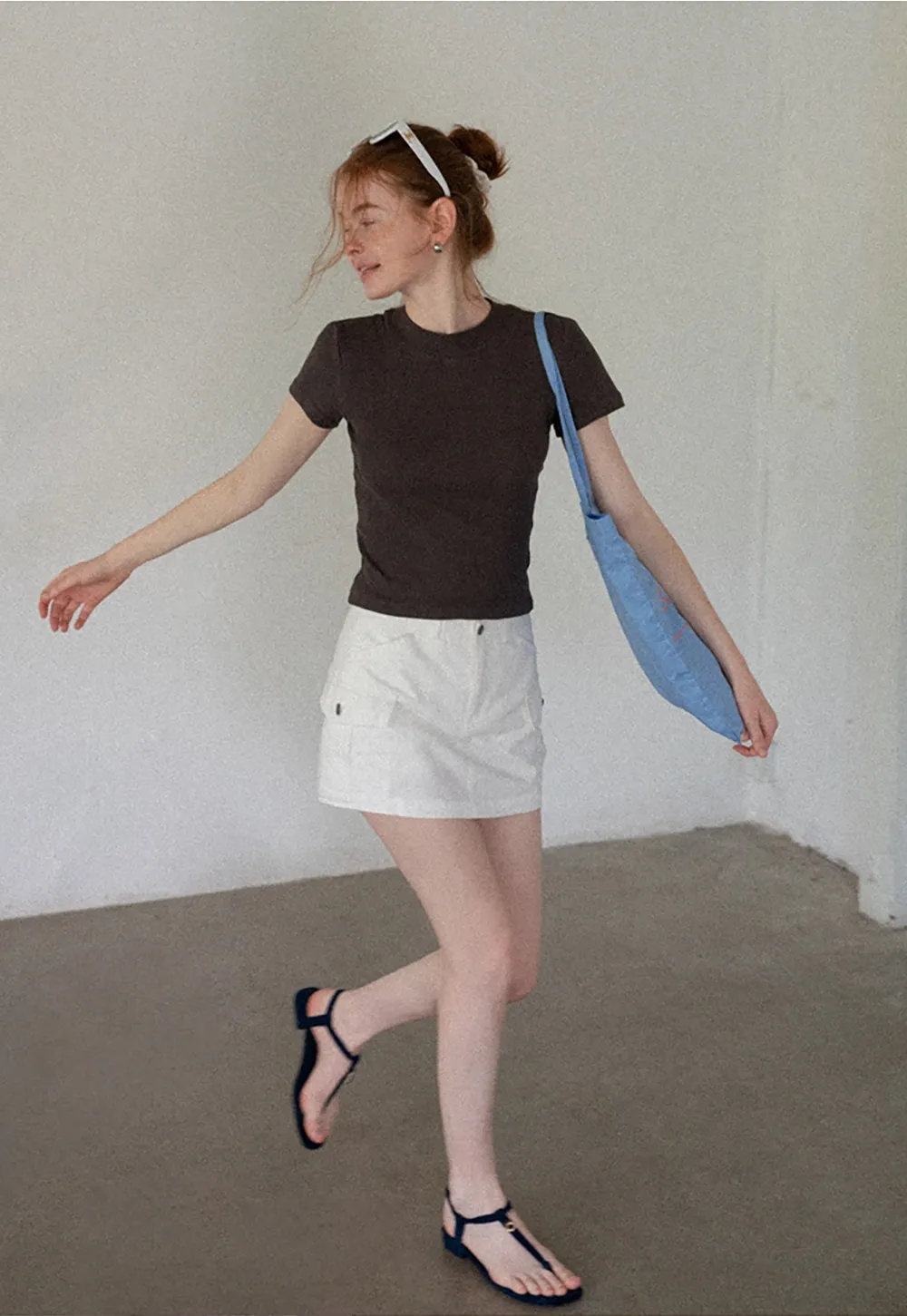 Women’s Cargo Mini Skirt with Flap Pockets