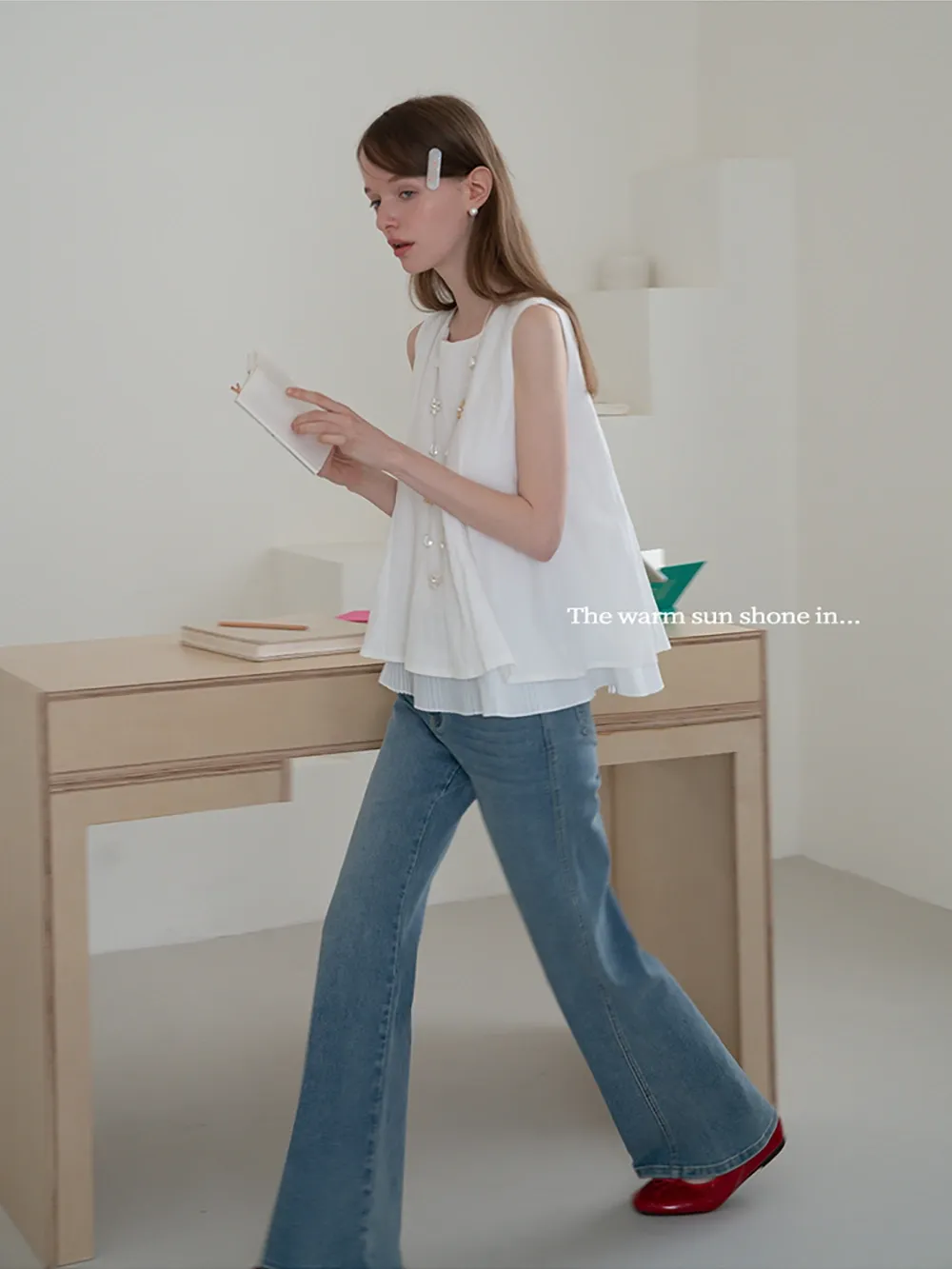High Waist Flared Jeans