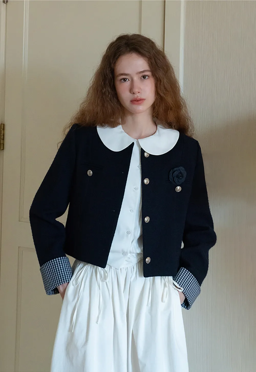 Elegant Boucle Short Jacket for Women