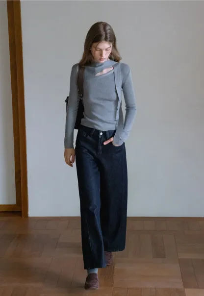 High Waist Wide Leg Jeans