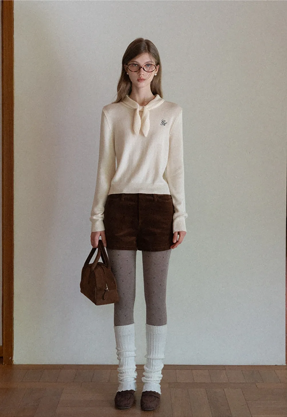 Soft Corduroy High Waist Shorts