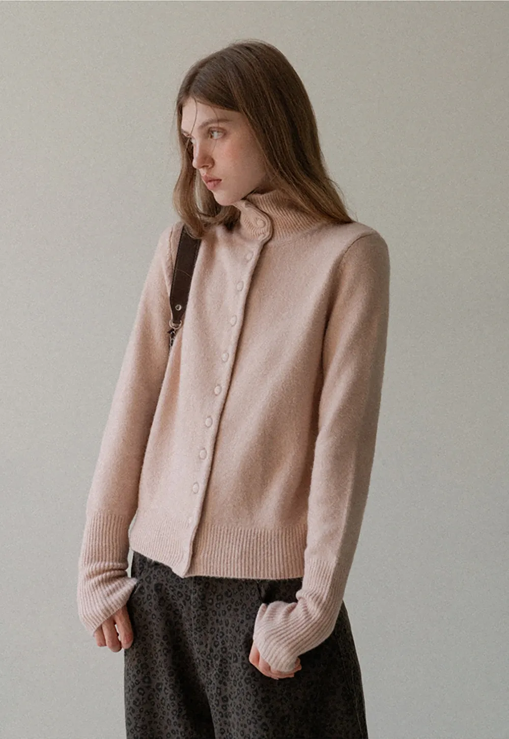 Vintage Style Button Knit Cardigan