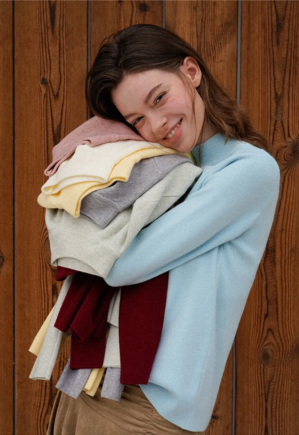 Women Soft Knit Turtleneck Sweater