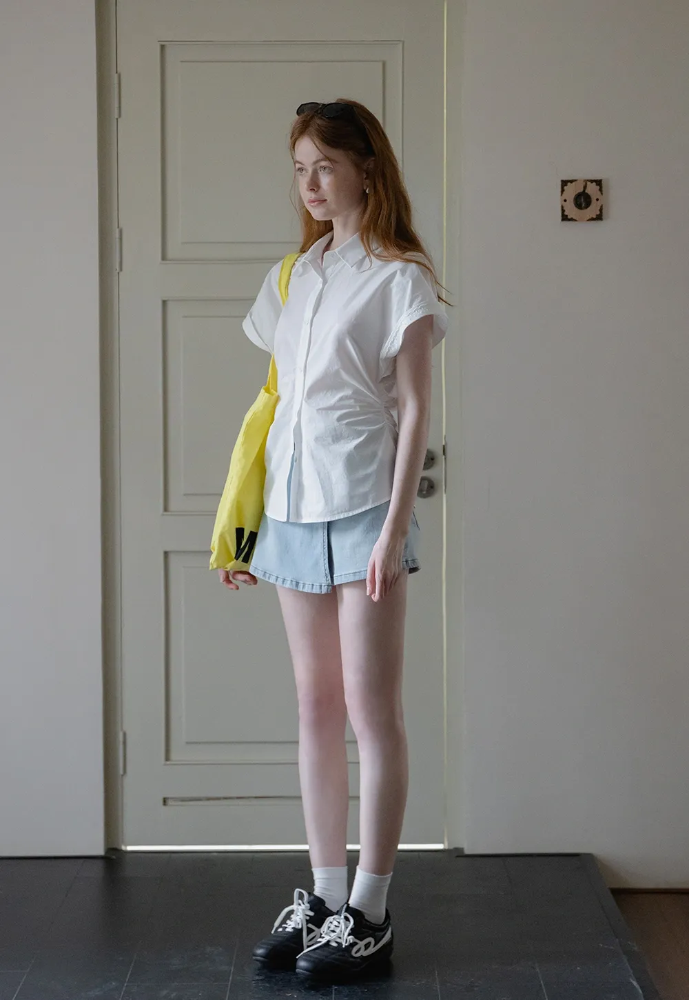 Women’s Short Sleeve Button Down Shirt