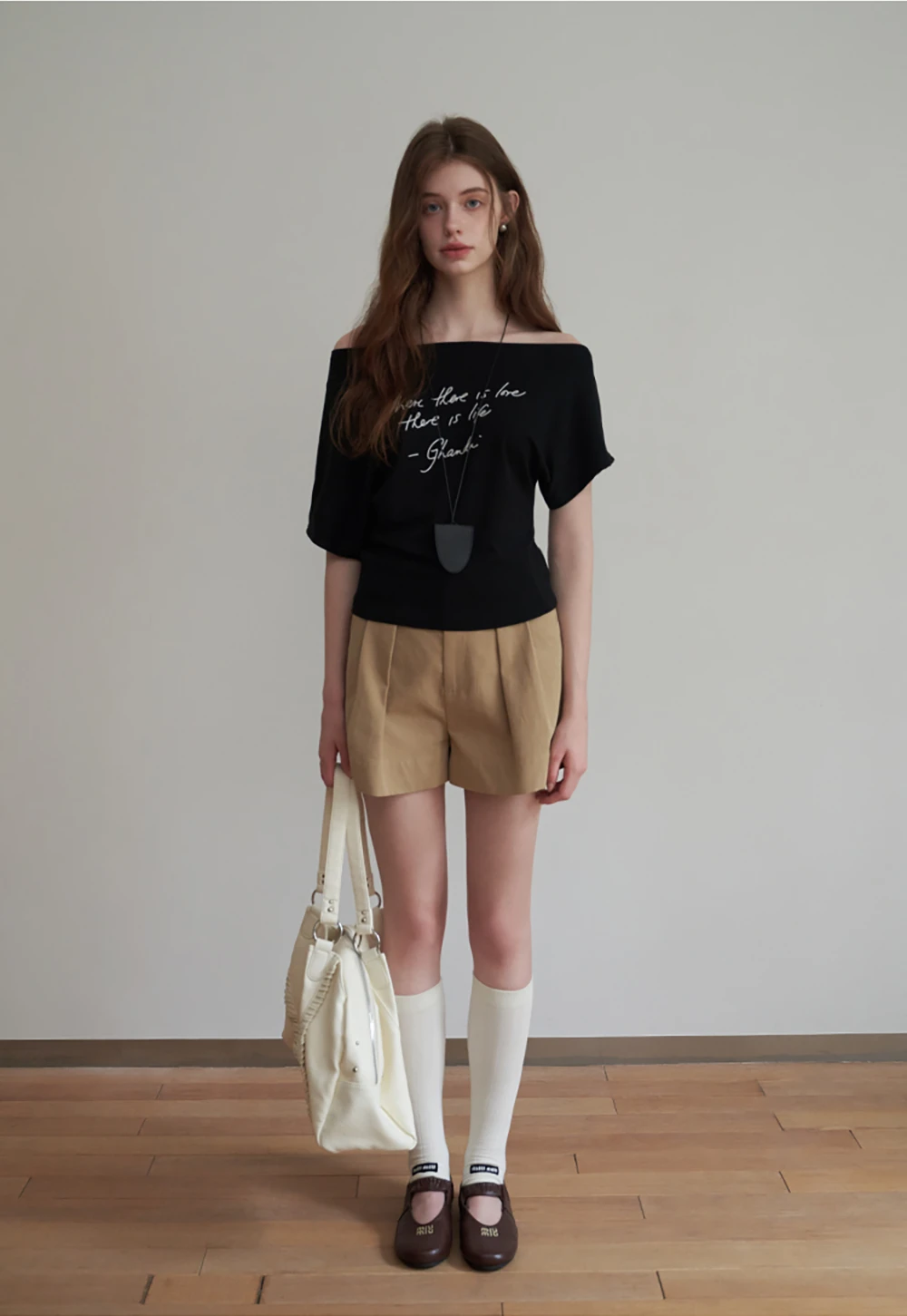 Women’s High-Waist Pleated Tailored Shorts