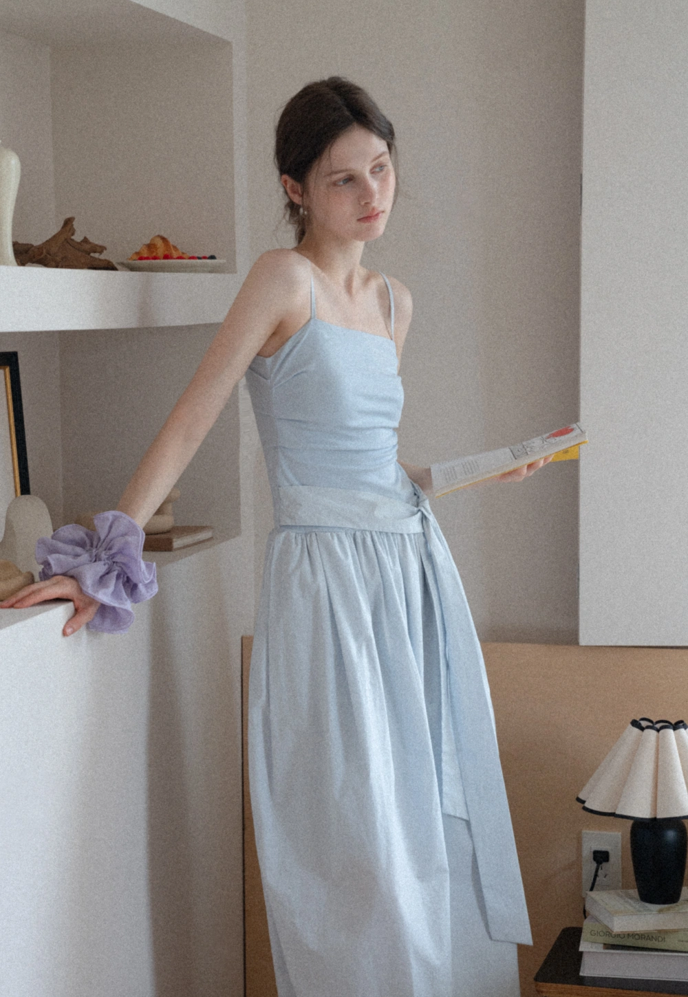 Women’s Draped One Shoulder Maxi Dress