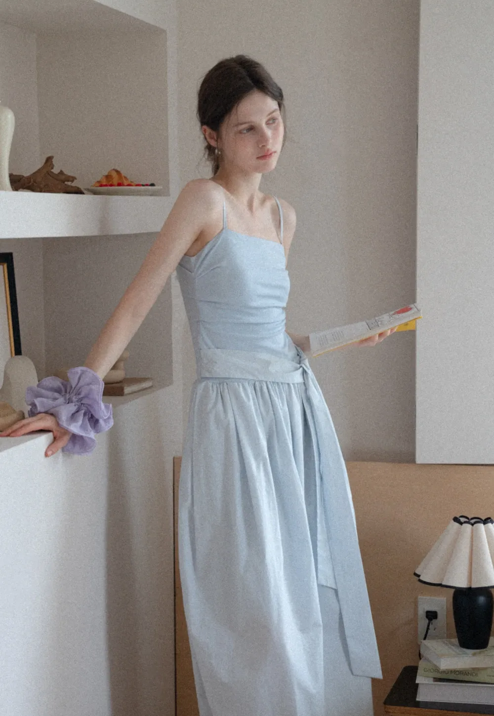 Women’s Draped One Shoulder Maxi Dress
