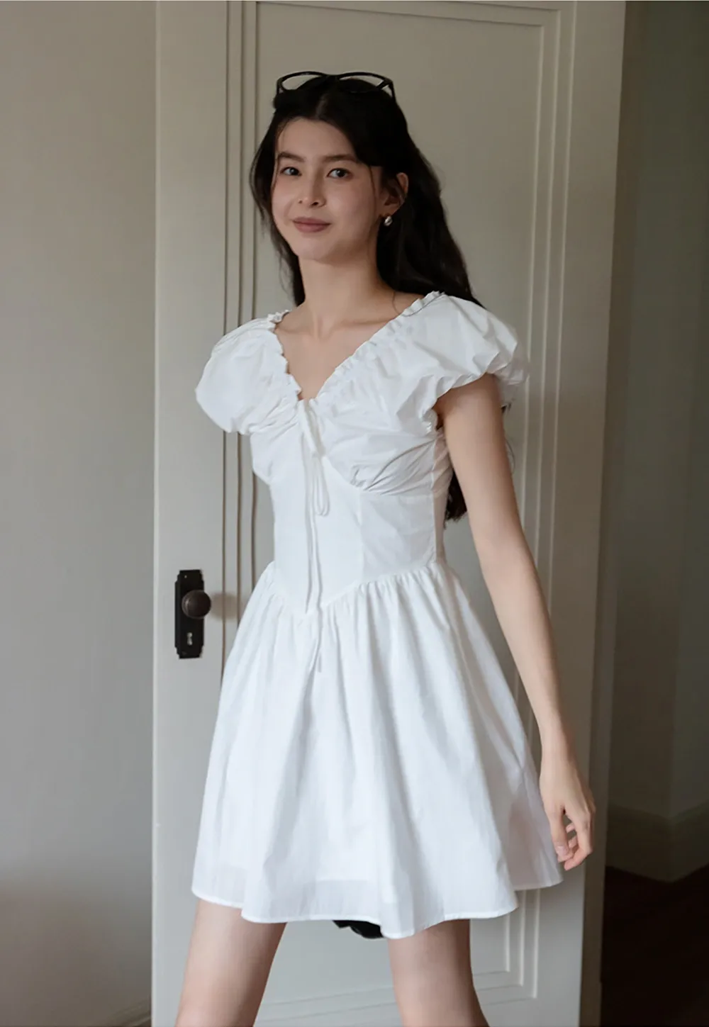 Women’s Puff Sleeve Mini Dress
