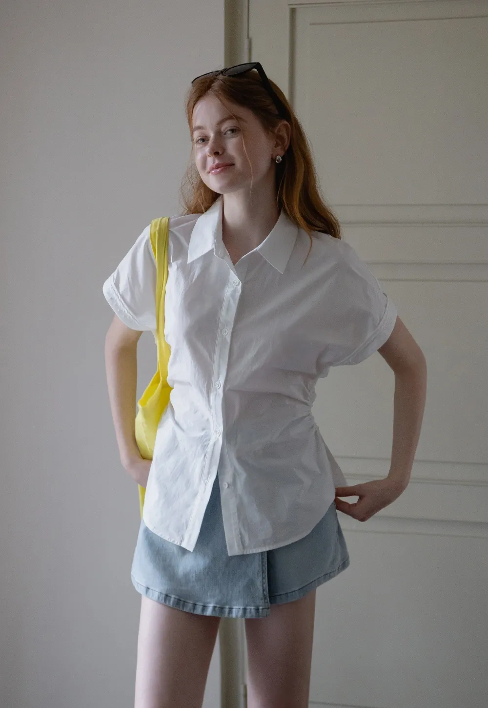 Women’s Short Sleeve Button Down Shirt