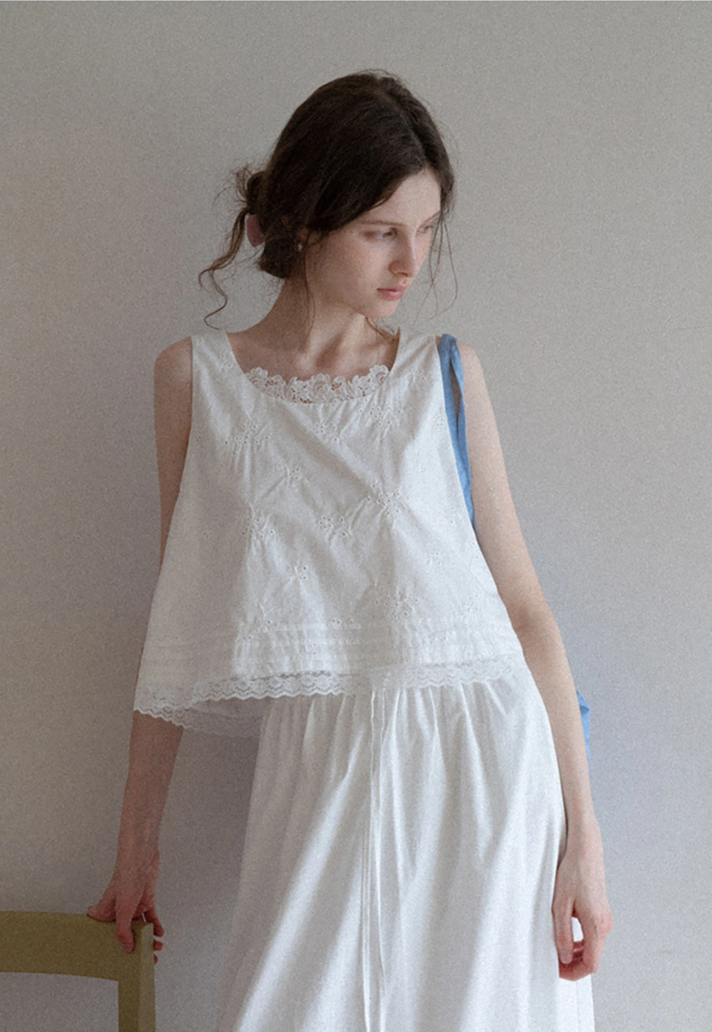 Women’s Eyelet Embroidered Tank Top 