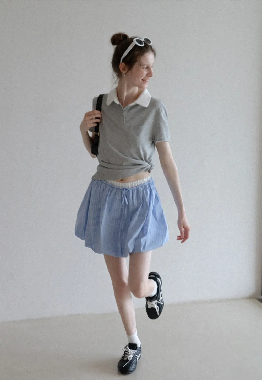 Women’s Contrast Collar Polo T-Shirt