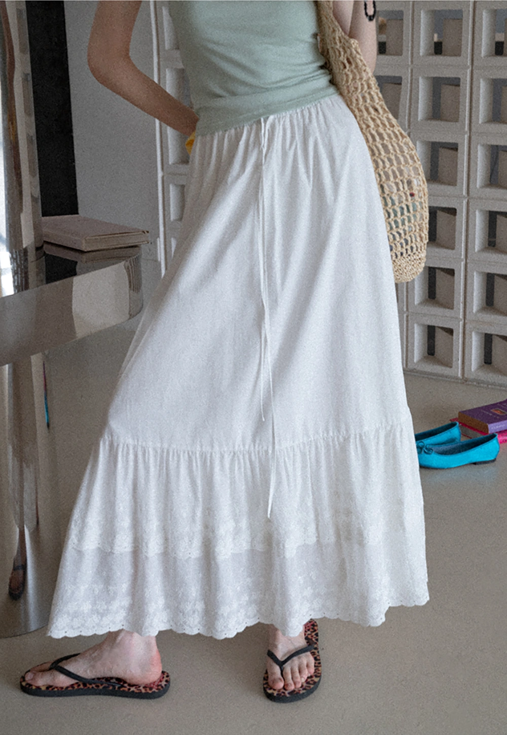Women's Boho Maxi Skirt