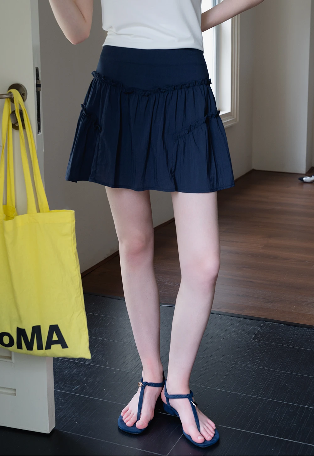 Ruffled Tiered Mini Skirt