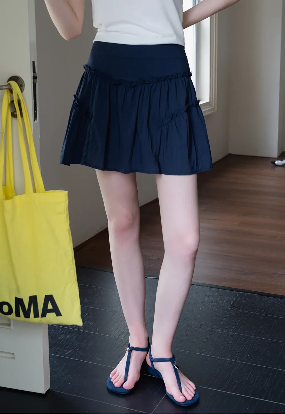Ruffled Tiered Mini Skirt