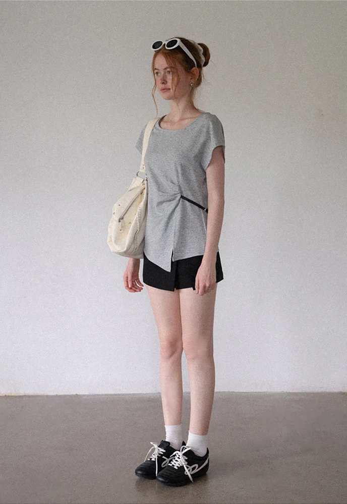 Women’s Asymmetrical Side-Twist Tee
