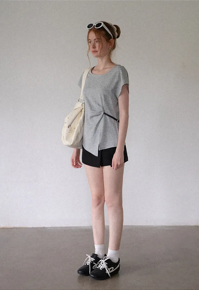 Women’s Asymmetrical Side-Twist Tee