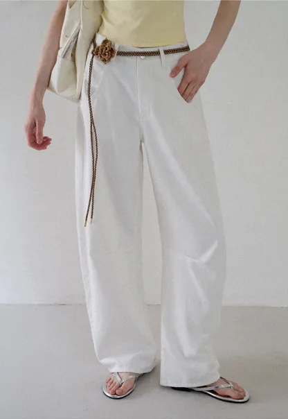 Women’s Belted Wide-Leg Pants