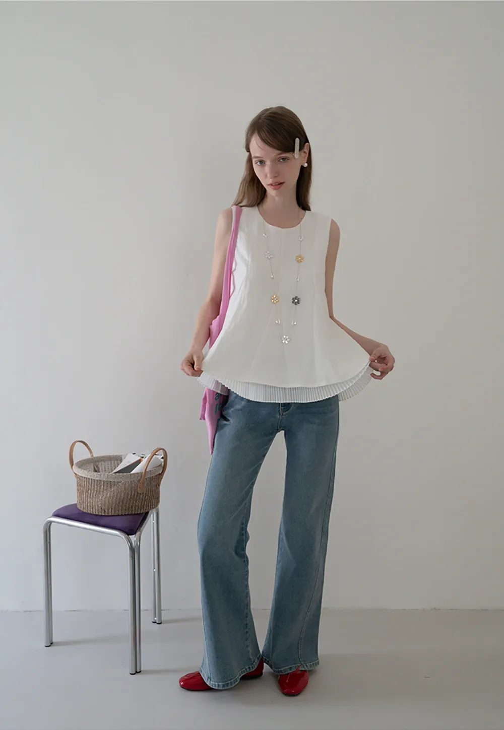 High Waist Flared Jeans