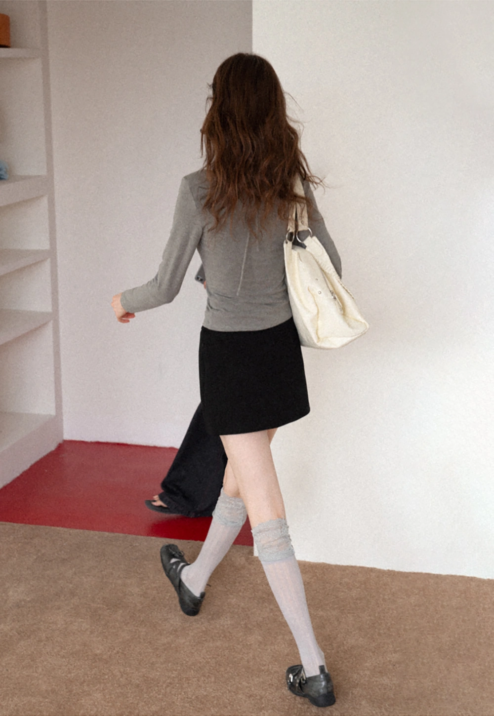 Women's Tie-Front Cutout Long-Sleeve Top